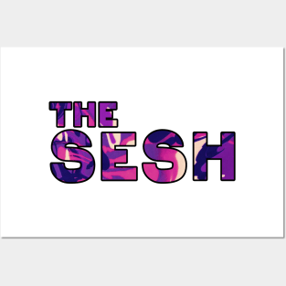 The sesh purple design Posters and Art